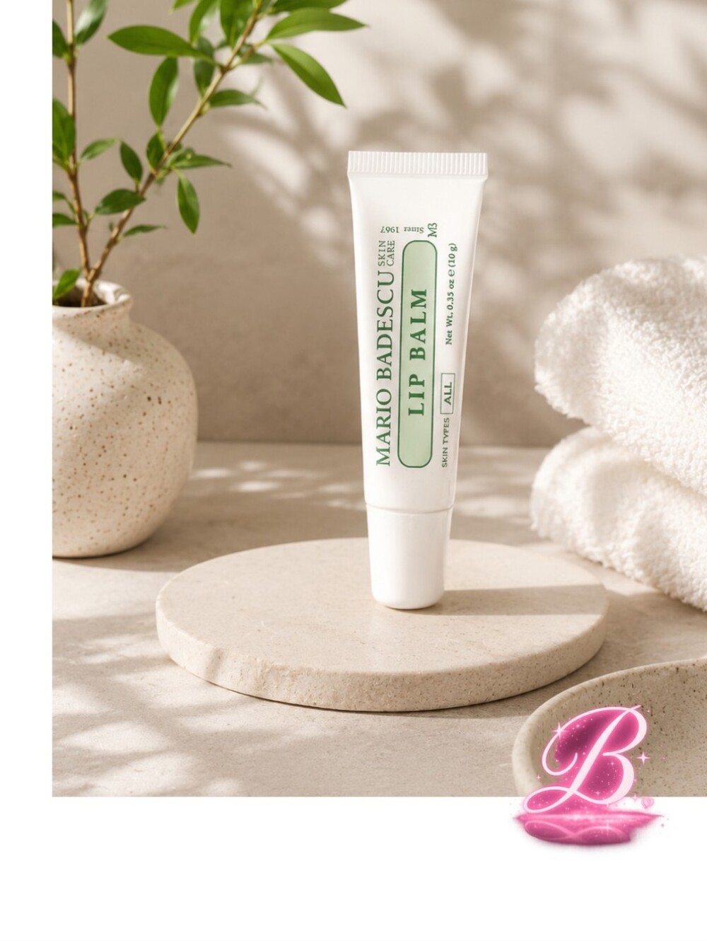 🎀Mario Badescu Lip Balm - Original (No Scent) - NWT - Full Size - .35 oz